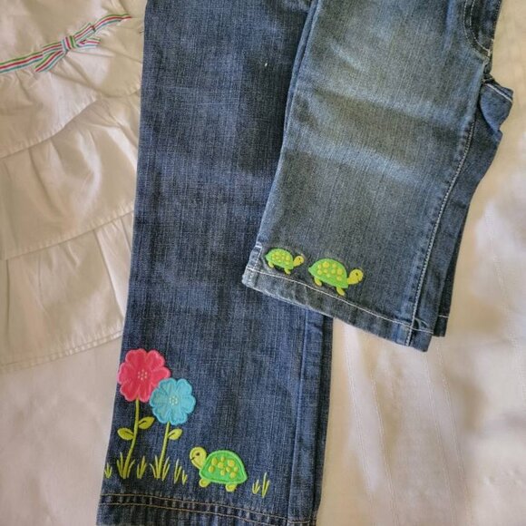 Gymboree Tennis Match 3T shirt & Jeans, size 3 Capri set NWT. Mixed Bin Z30 - Picture 2 of 4